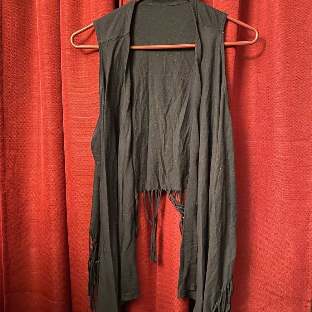 Justice-Black fridge vest-Size: 16